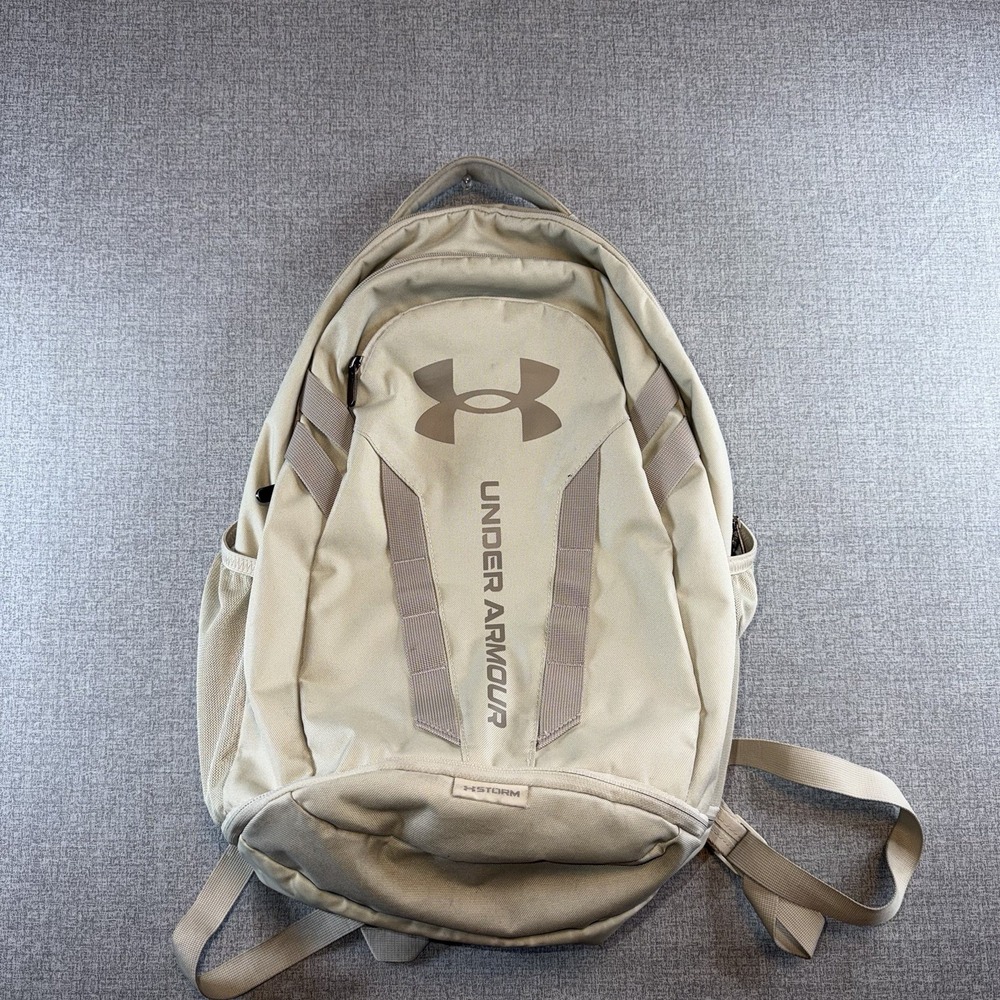 Under Armour Hustle 5.0 Unisex Backpack  - Khaki Base / Timberwolf Taupe / Taupe